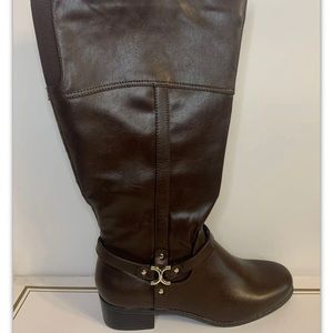 Charter Club Helenn Chocolate Knee High Boots Size 6 M